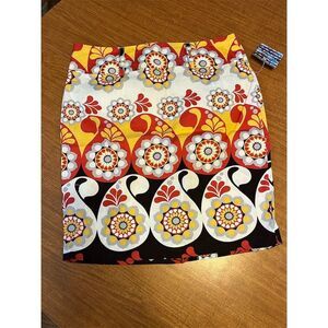 Heart Soul Women's Paisley Floral Print Pencil Skirt‎ Size 11 Multicolor